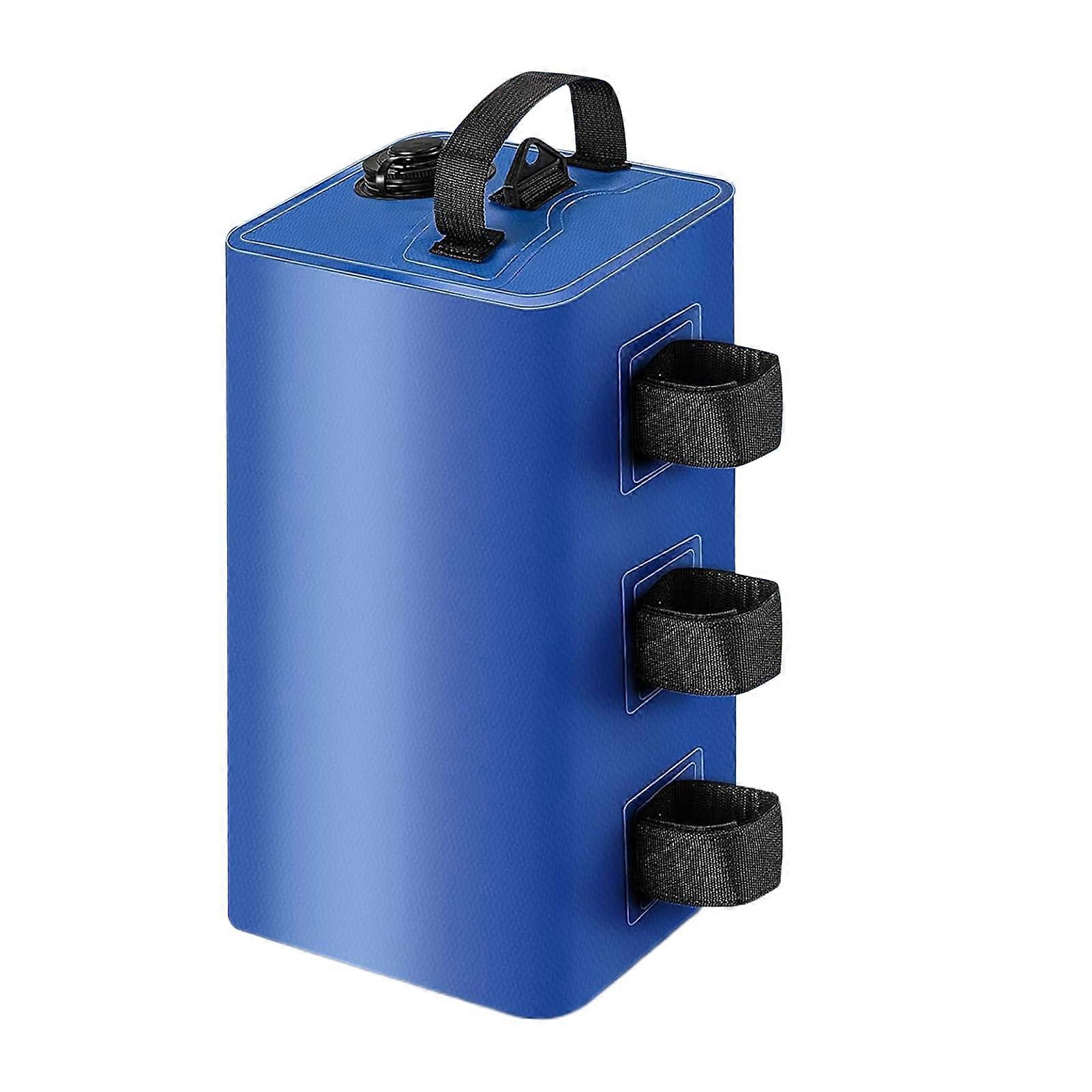 Canopy Tent Weights Water Filled Foldable Base for Pop Up Gazebo Secure Wind Resistance Blue
