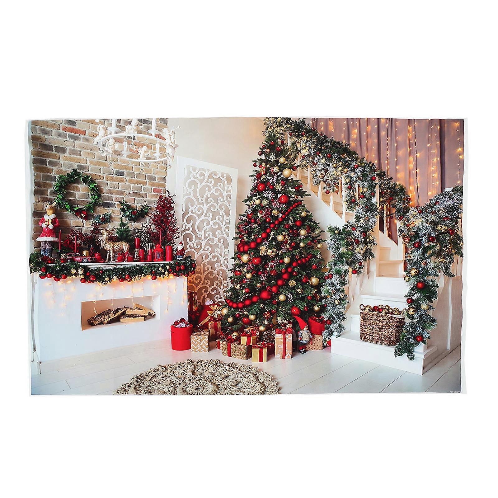 Colored Backdrop Christmas Style Backdrop For Photography Home Decor Item Christmas Occasion Rectangular Shape 1Set