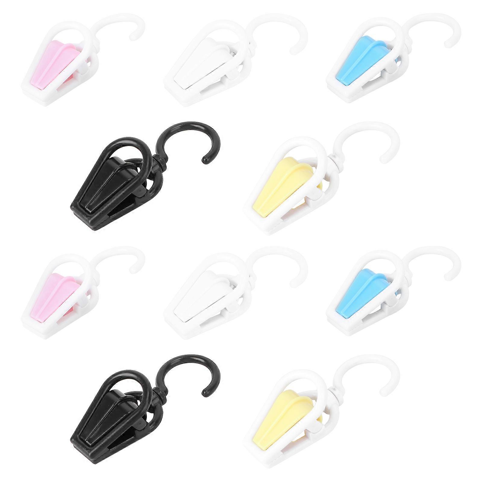 Plastic Clothes Clips 360 Degree Rotating Design for Home Laundry Use 10Pcs