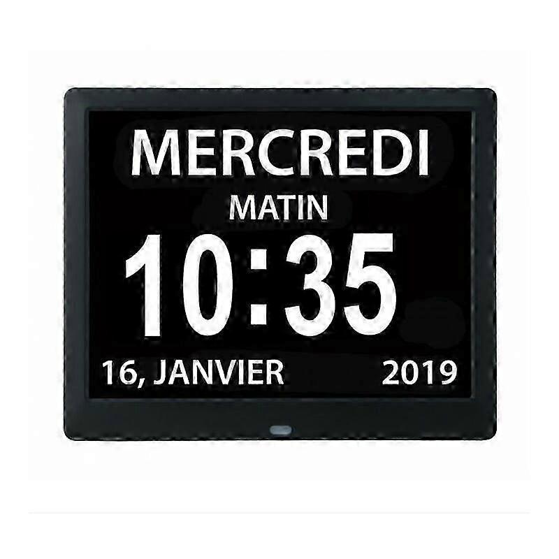 26-27 Digital calendar clock with date and time