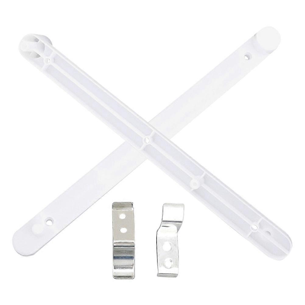 Sleek Concealed Drawer Track Guide 2 Sets For Bookshelf Storage Quiet Operation Easy Installation