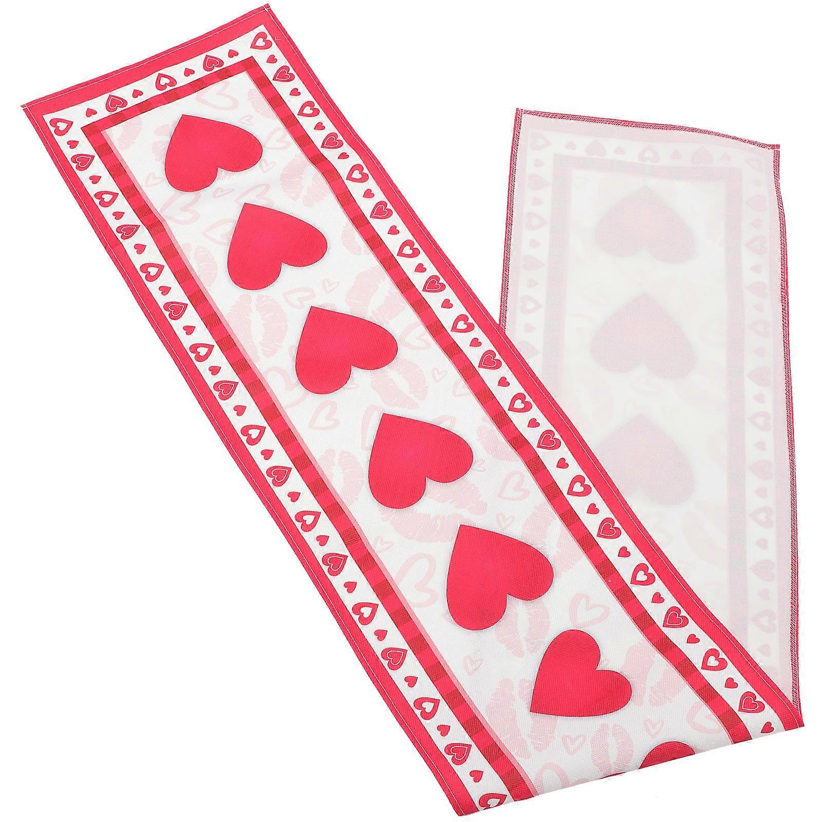 Red Table Runner Decorative Table Runner for Wedding Parties