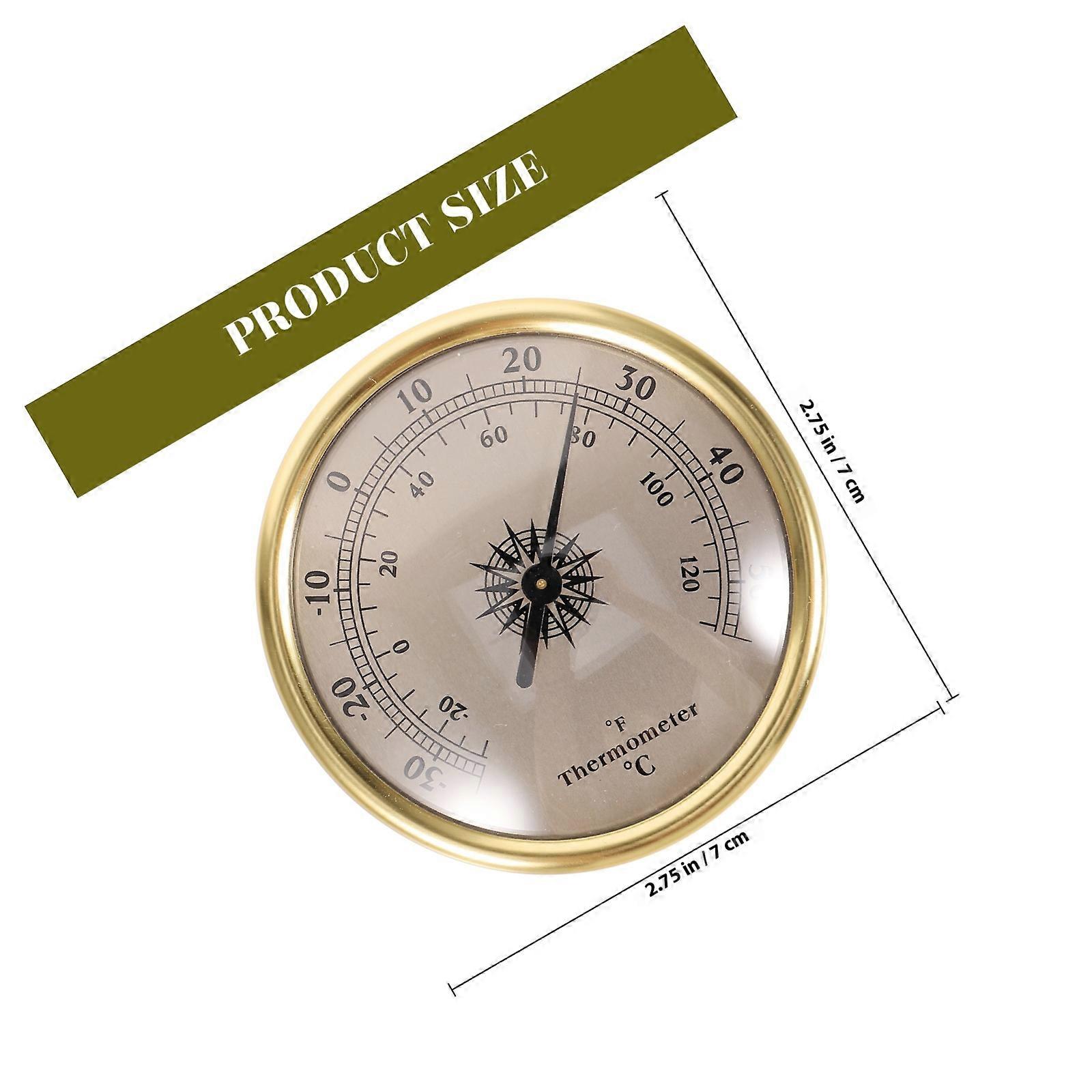 Accurate Round Temperature Gauge Wall for Room Use