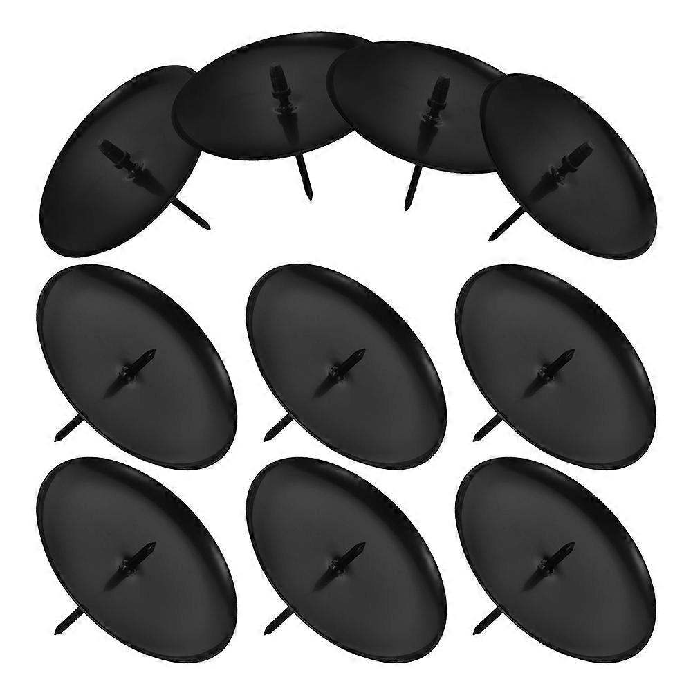 Black Iron Candlestick Holders Taper Candle Holders for Decor 40Pcs