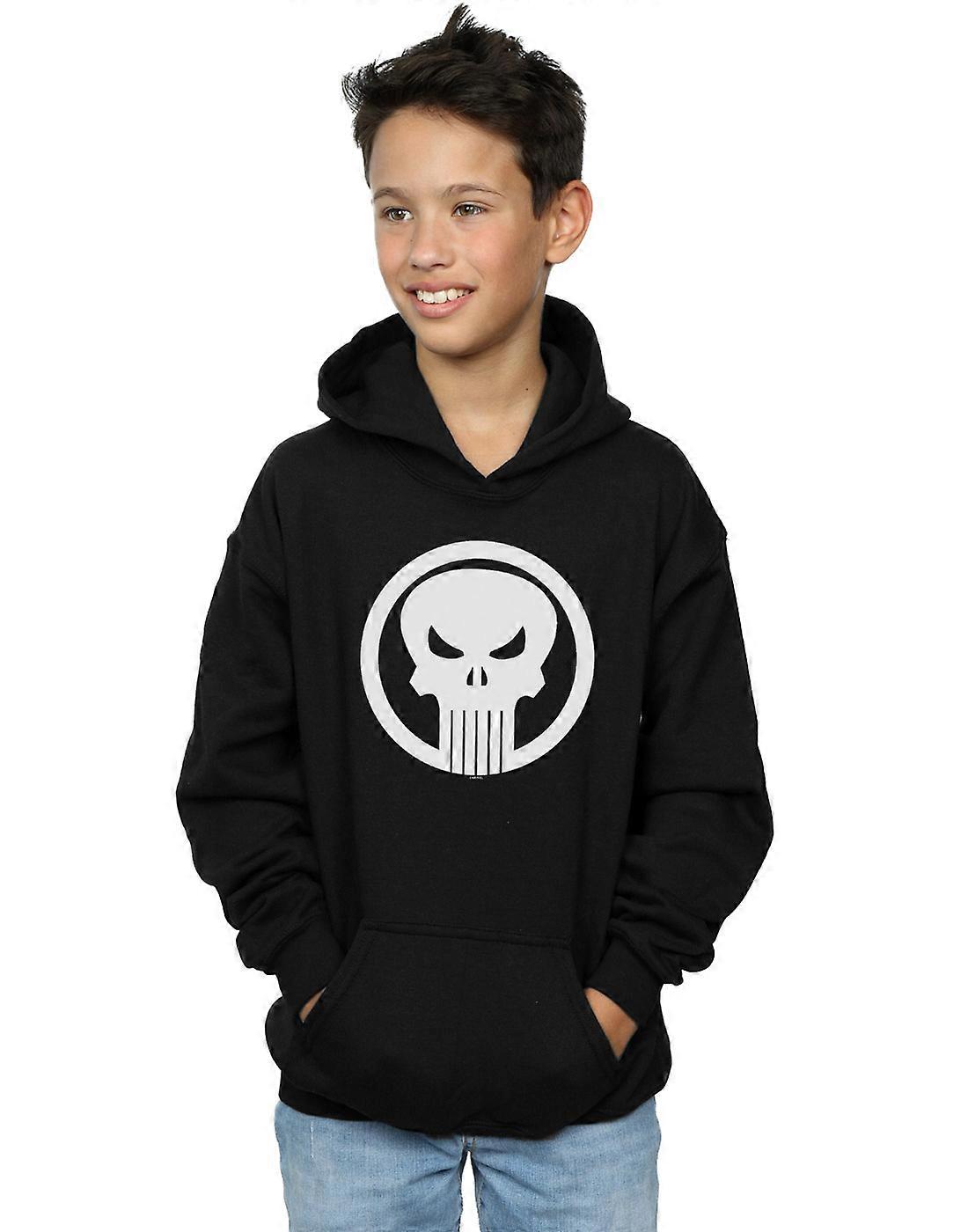 Marvel Boys The Punisher Skull Circle Hoodie