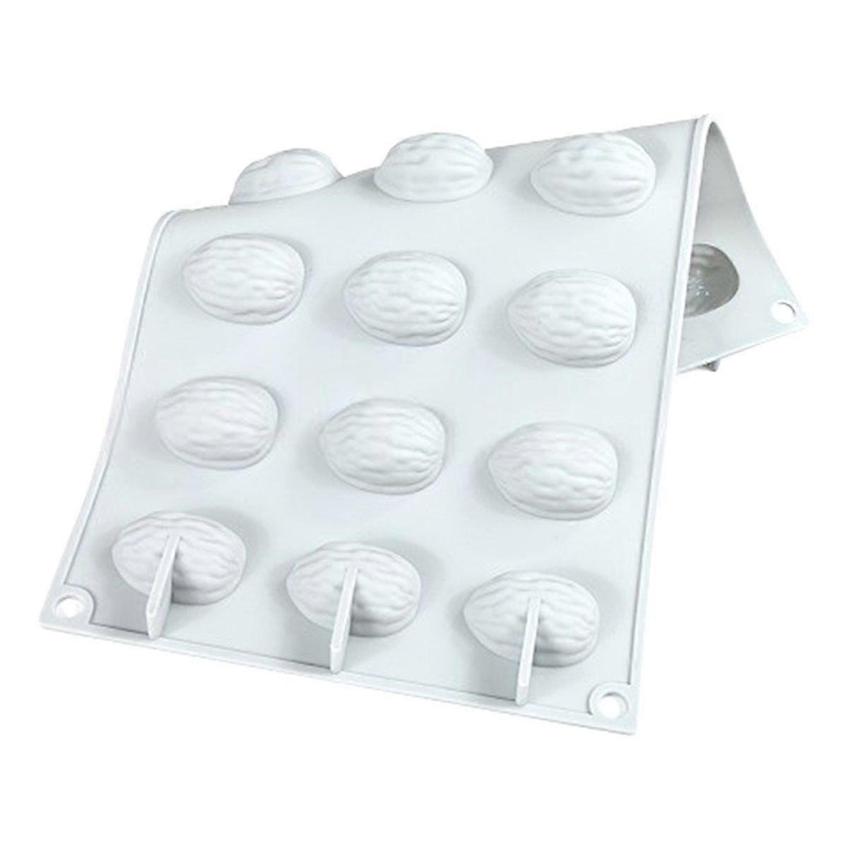 Walnut Shell Silicone Mold Pudding Chocolate Mould Soap Candle Molds Cake Decorating Tools Kitchen B