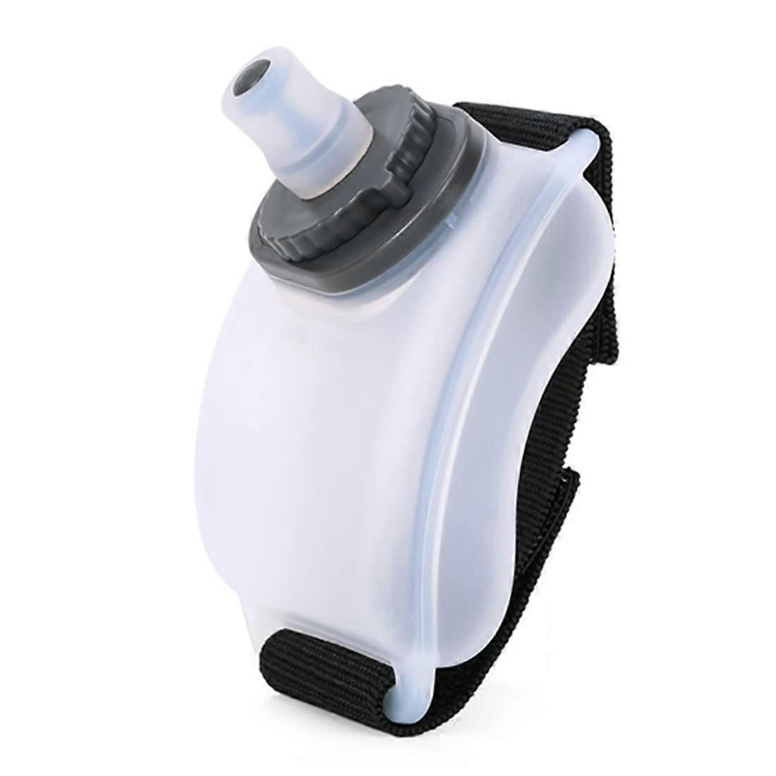 Running Water Bottle 200ml Compact Wrist Hydration Pack with Adjustable Strap for Hiking and Walking