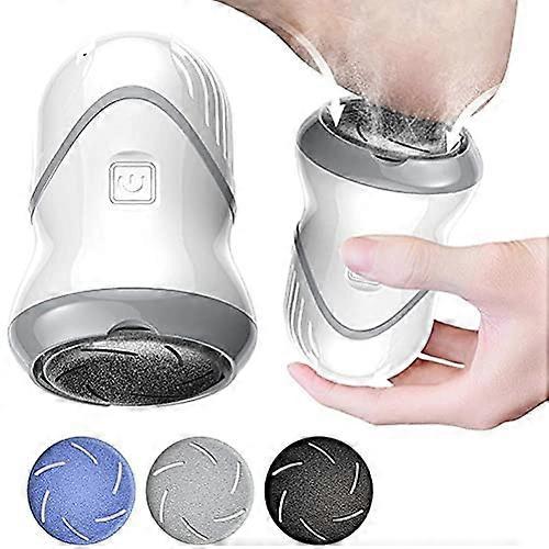 Electric Foot File Callus Remover with Dual Speed, Replaceable Heads, USB Rechargeable Cordless
