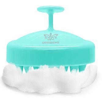 Silicone Scalp Massager Shampoo Brush for Hair Growth, Deep Cleaning, Blue UK for All Hair Types