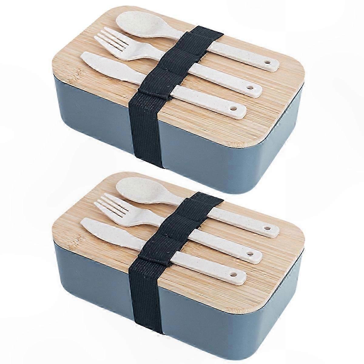 Gray Sushi Lunch Box for Office Use