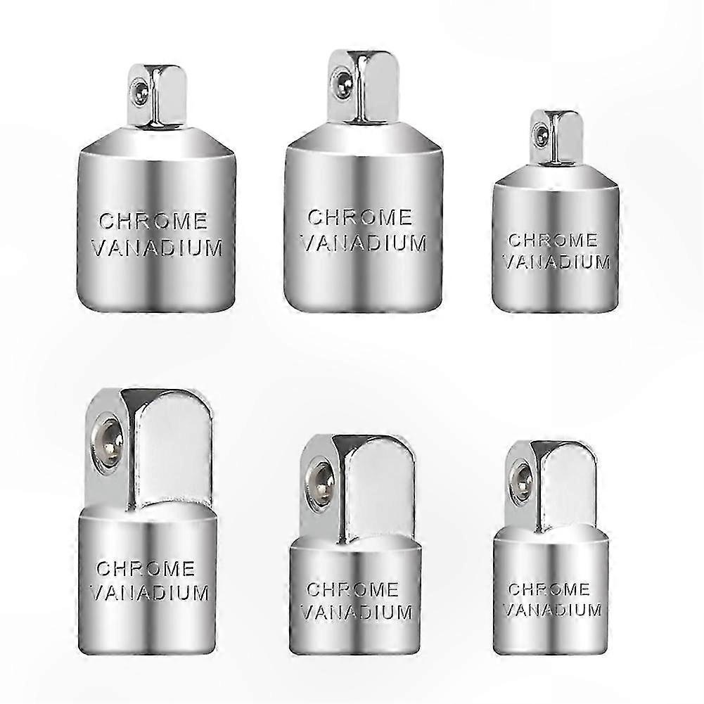 6-Piece Socket Adapter Set for Ratchets, Wrenches, and Nut Drivers