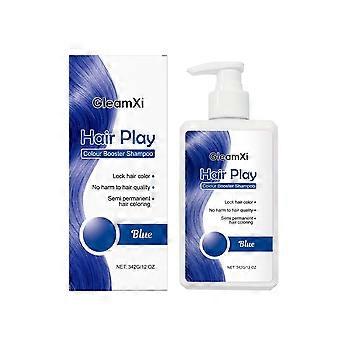 Gleamxi Blue Hair Shampoo Gentle Care Soft Hair Natural Color Hair Shine Shampoo