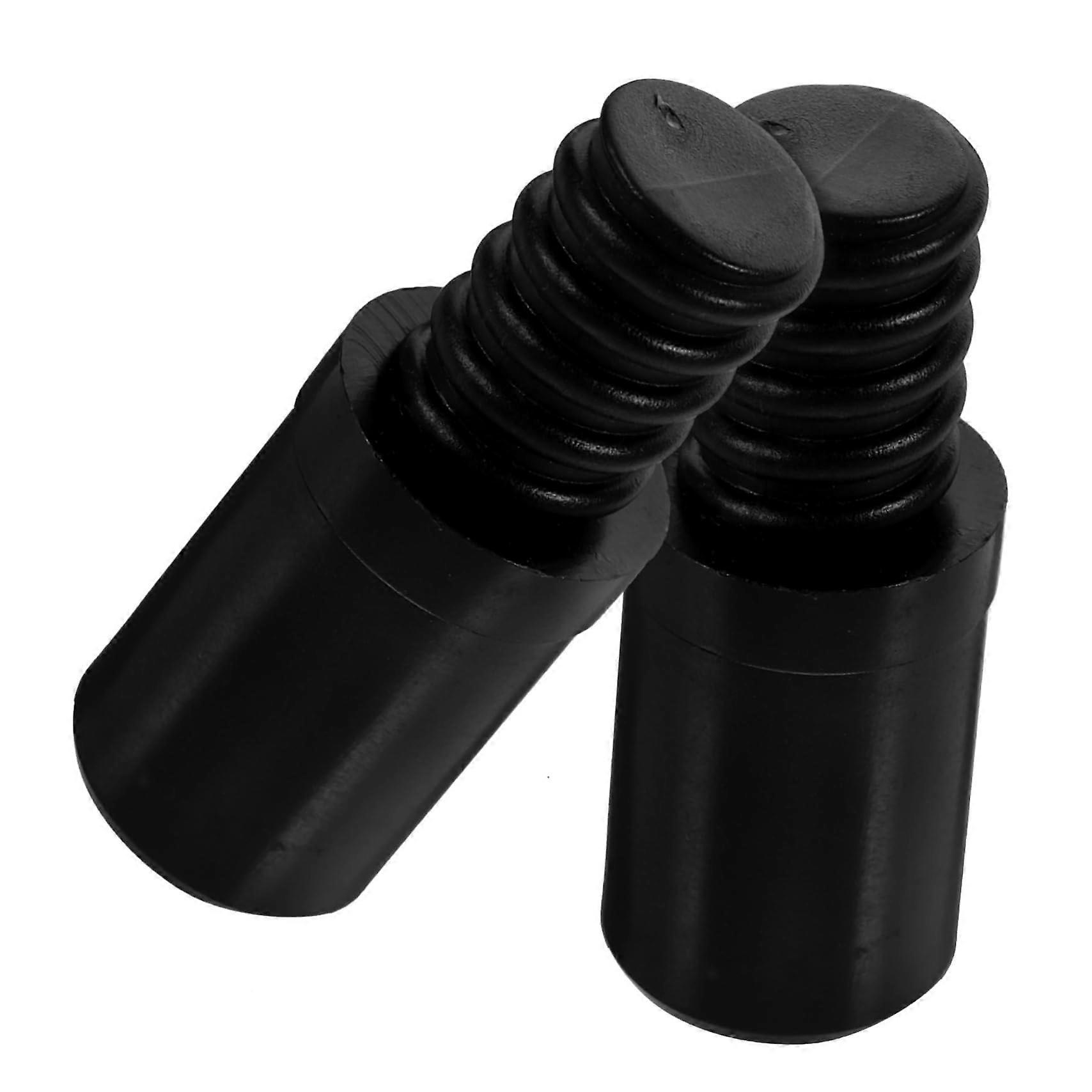 2Pcs Broom Handle Replacement Plastic Threaded Pole Adapter for Mops and Cleaning Tools
