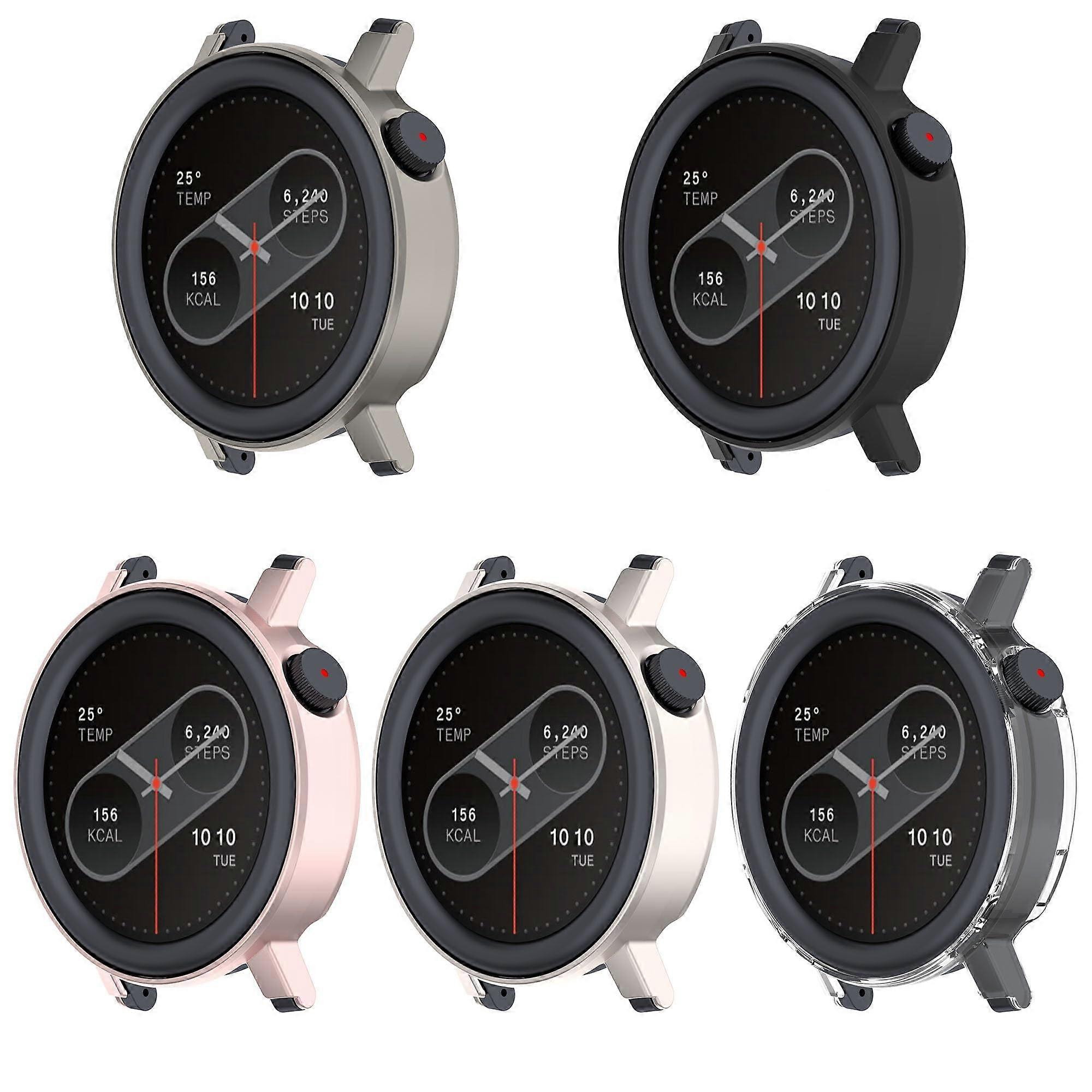 5Pack Shockproof ScratchResistant PC Case Covers for CMF Watch 3 Pro Smartwatch Protector