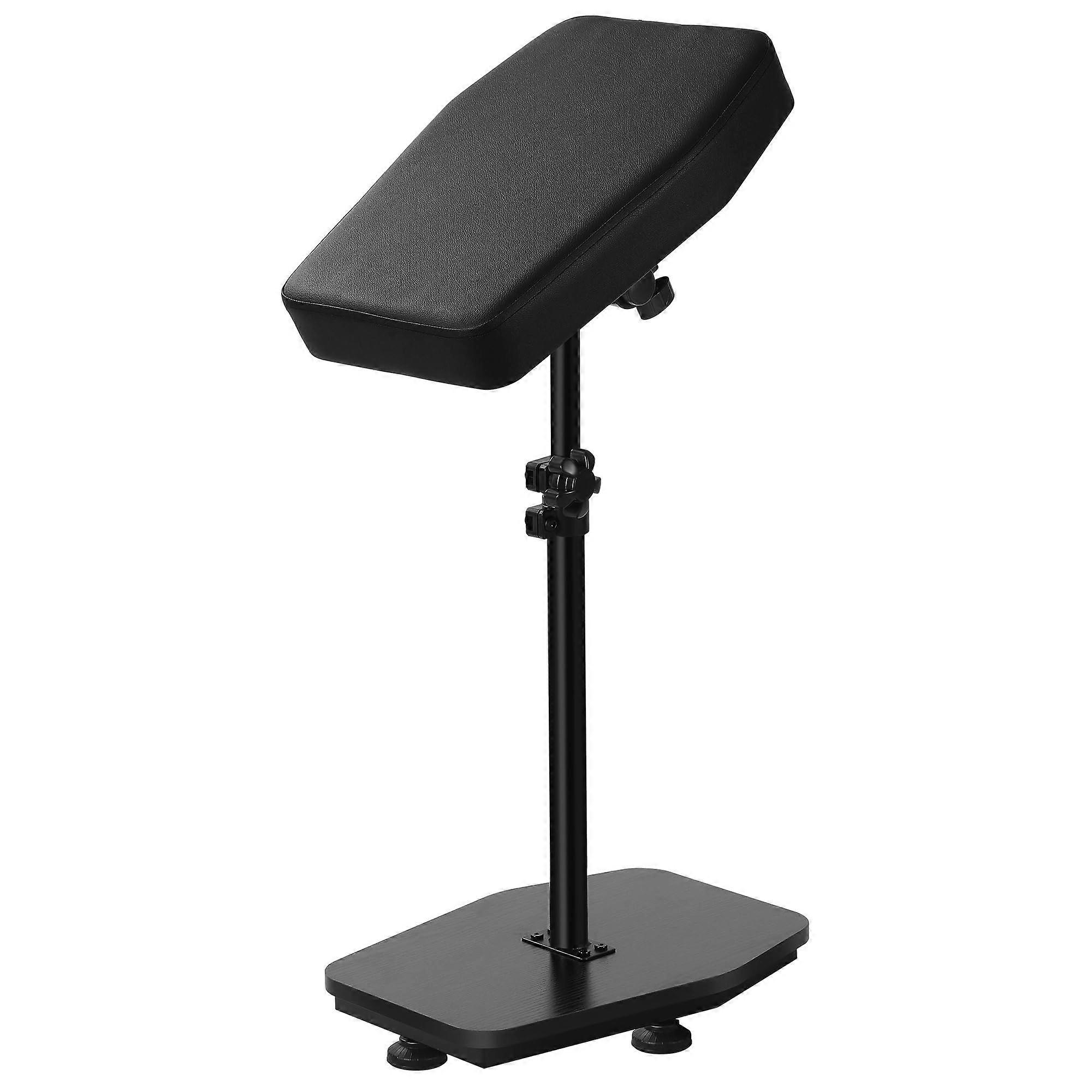 Tattoo Armrest Adjustable Height with Ergonomic Comfort Panel and Stable Iron Base for Studio Use