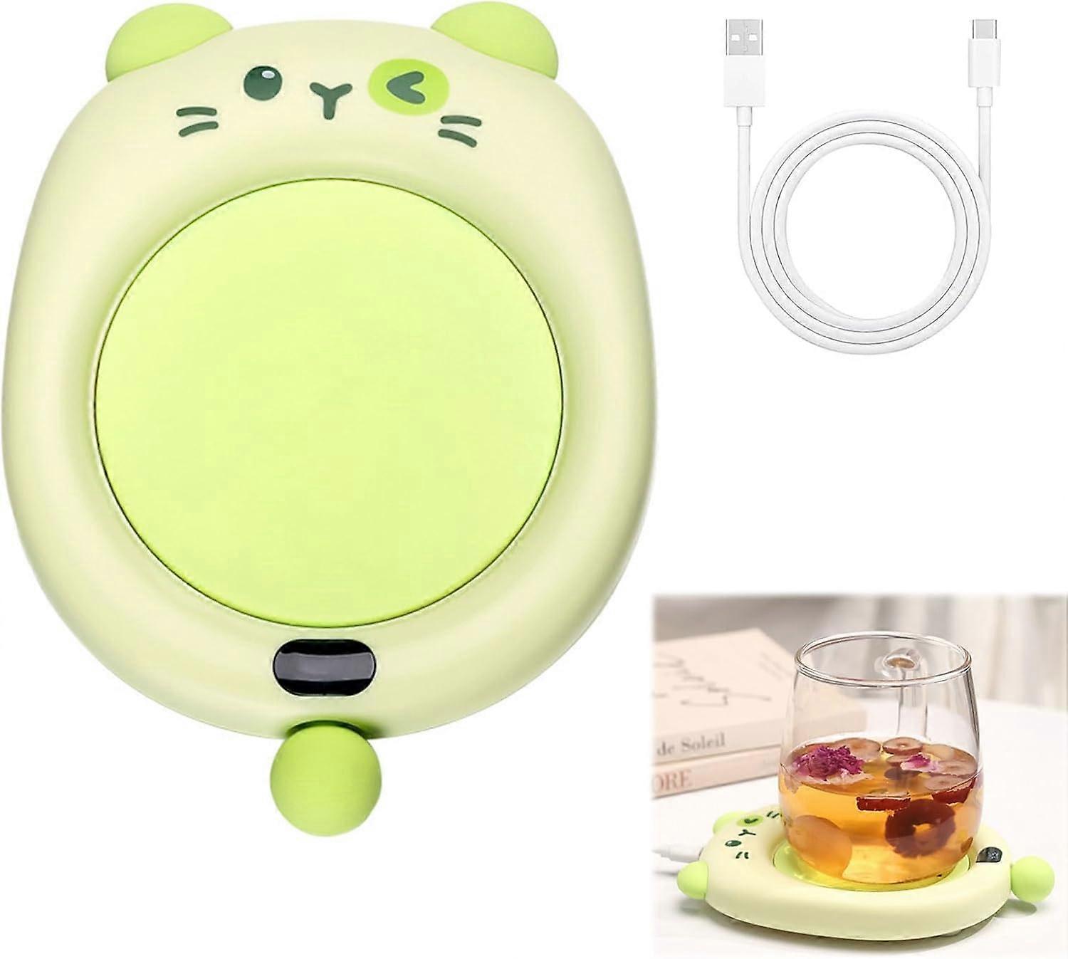 Three-temperature setting coffee cup warmer, smart electric cup warmer