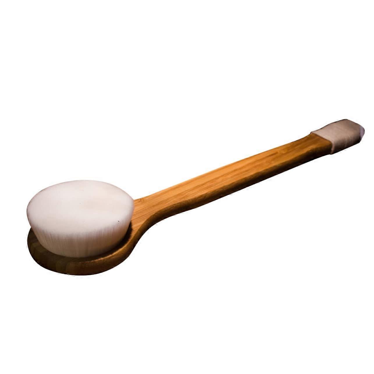 Back Scrubber for Shower with Long Handle, Soft Fiber Exfoliating Body Brush for Deep Cleansing