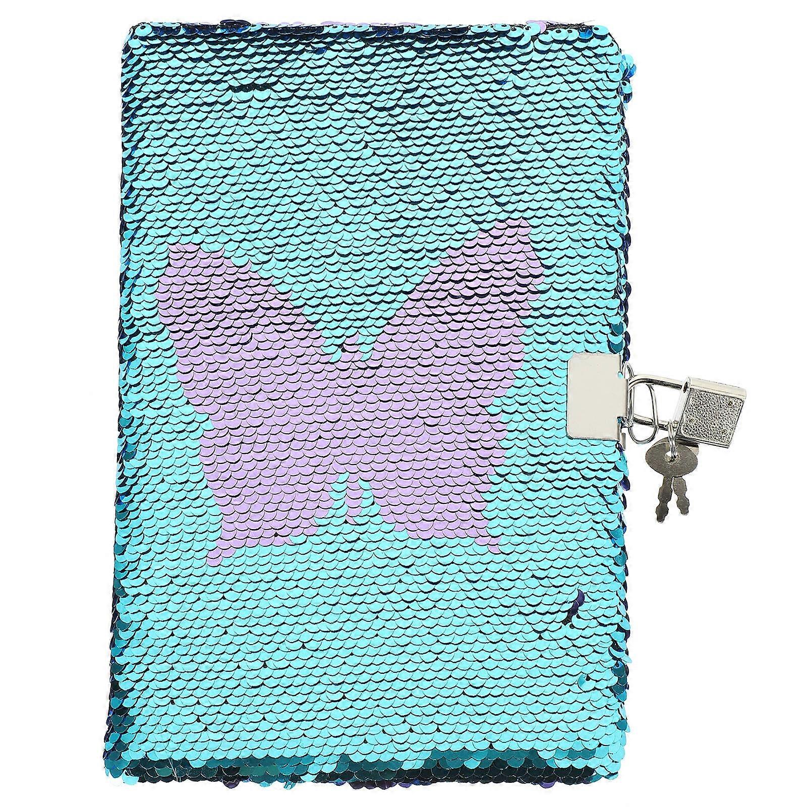 Glitter Diary for Writing with Lockable Design