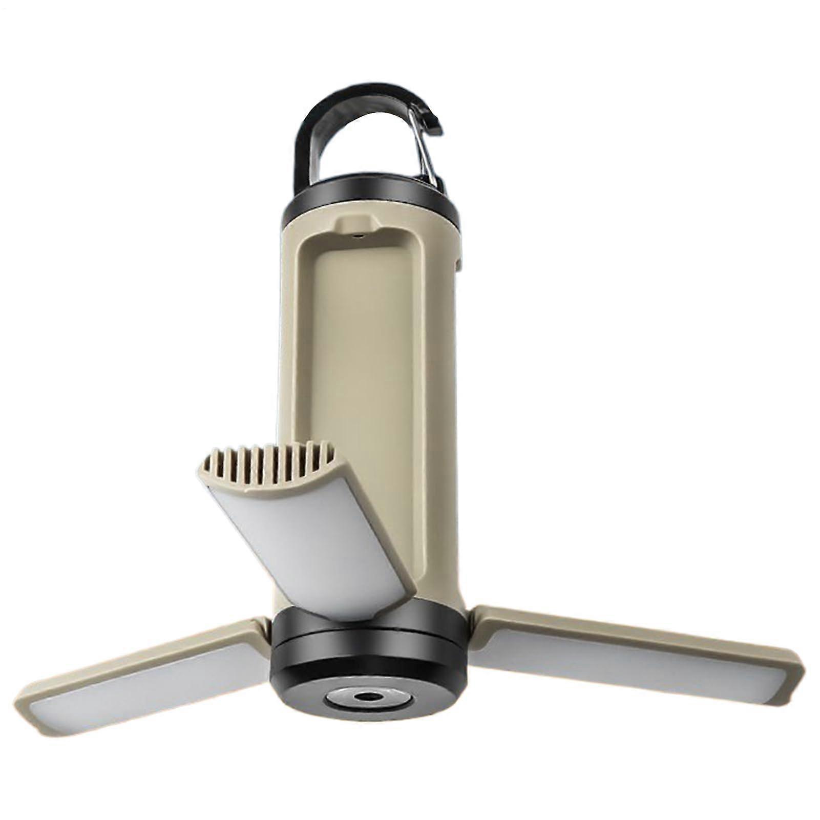 LED Camping Lantern Rechargeable Work Light with 6 Modes Foldable Design for Outdoor Activities