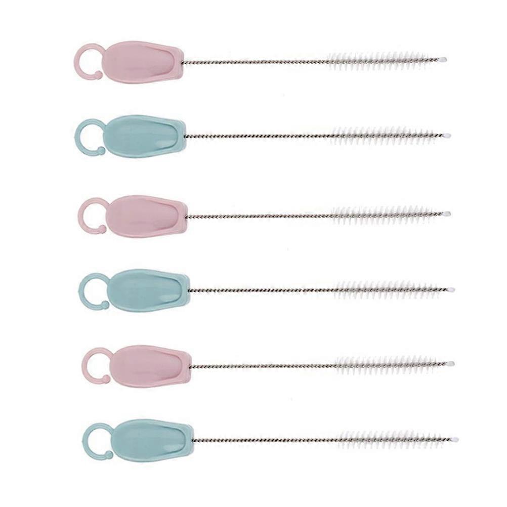 Pacifier Bottle Brush Long Cleaning for 3Sets with Stainless Steel Material