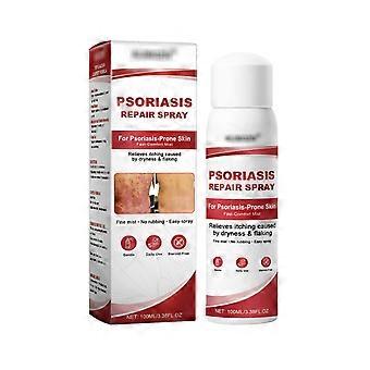 Psoriasisverlichtingsspray, behandeling voor psoriasis - verzacht roodheid, jeuk en andere ongemakken van de huid, psoriasisspray voor lichaam, handen en voeten, 100 ml