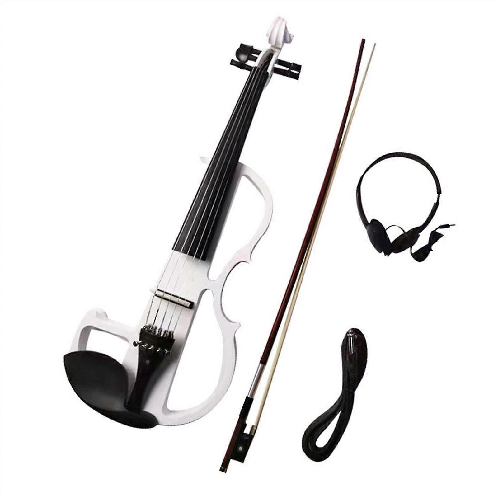 Handmade 5String Electric Violin for Adults with Low C String, Silent Practice and StageReady