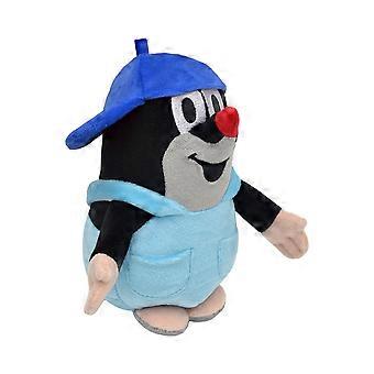 Kuscheltier Der kleine Maulwurf mit Hose und blauer Baseballkappe 17 cm, 47917E