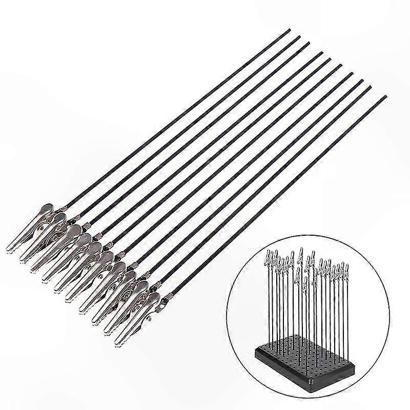 10-Pack Alligator Clip Stands for Airbrush Modeling Tools
