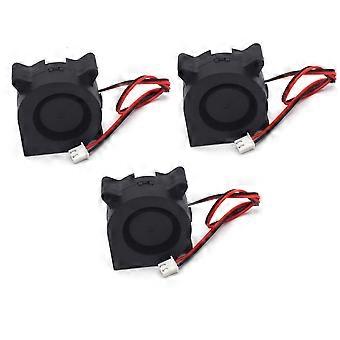 4020 12V DC Brushless Cooling Fan 40x40x20mm Turbo Blower for 3D Printer Low Noise 3Pack