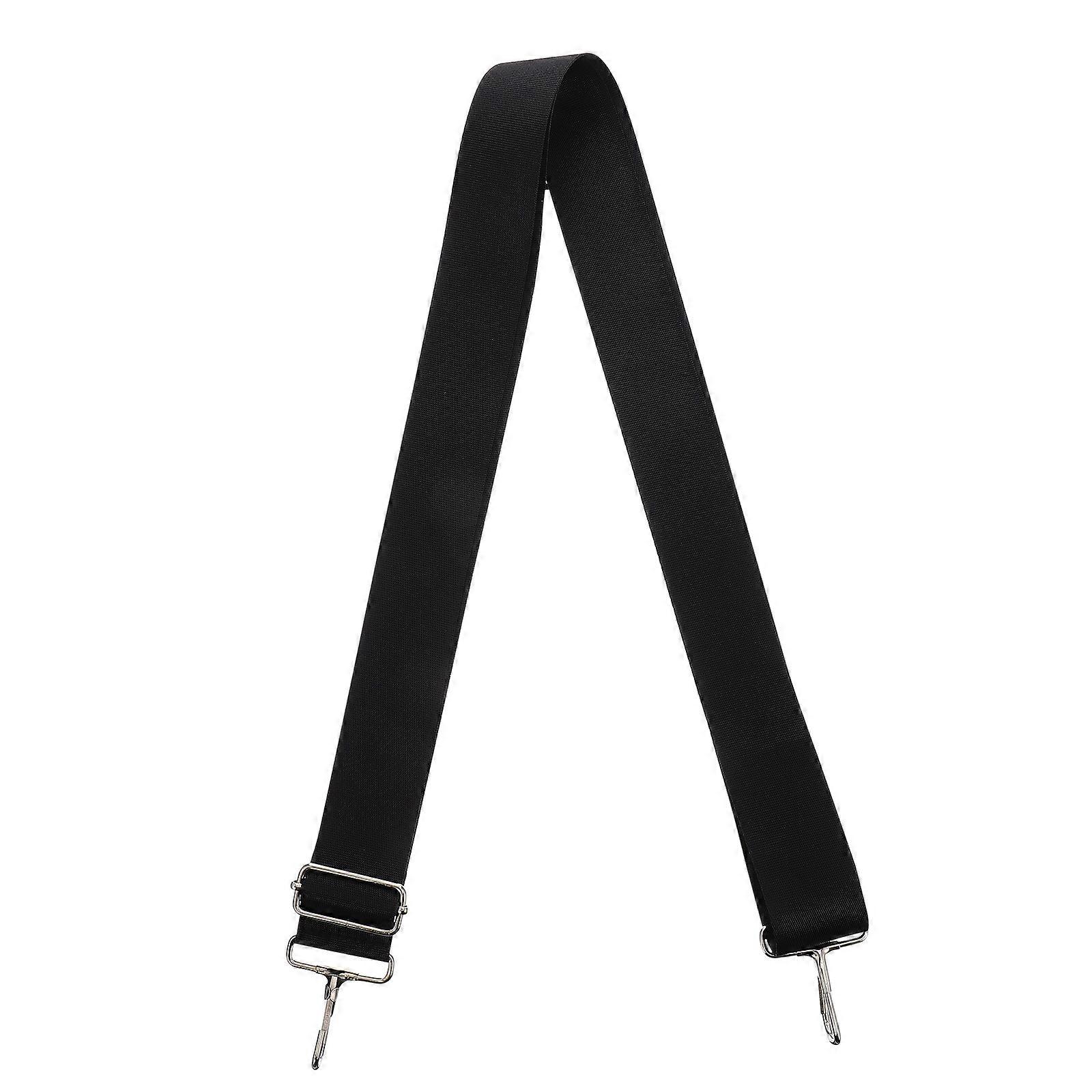 2Pcs Black Nylon Shoulder Strap for Bag Adjustable Replacement Use
