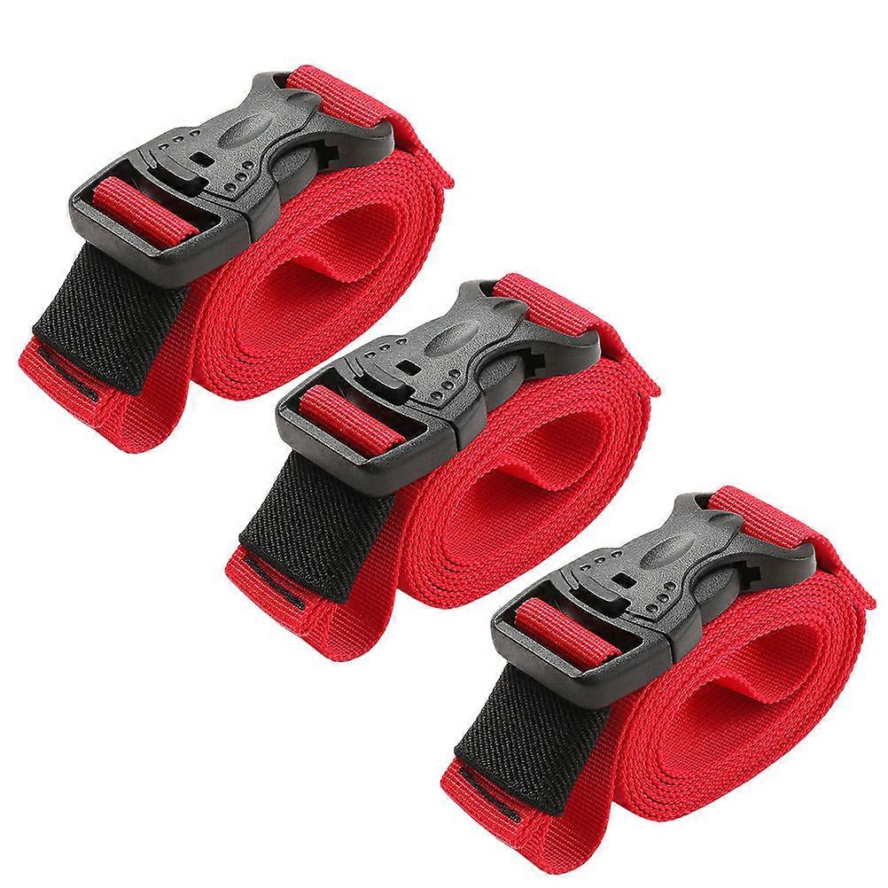Multi Functional Tie Down Straps Nylon Buckle Strap for Fixing Use 3Pcs