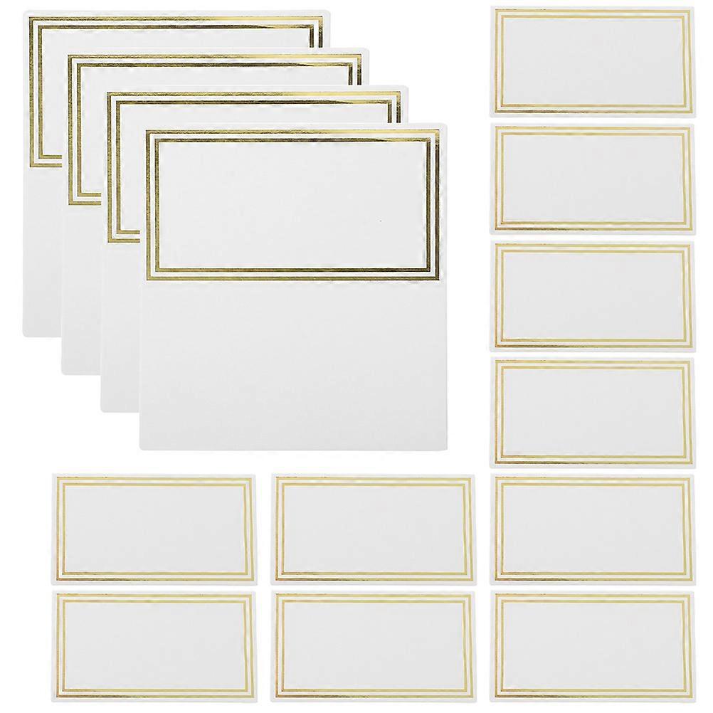 Table Seating Cards Special Occasions Guests Use Rectangular Shape Smooth Surface Safe For Skin 100Pcs