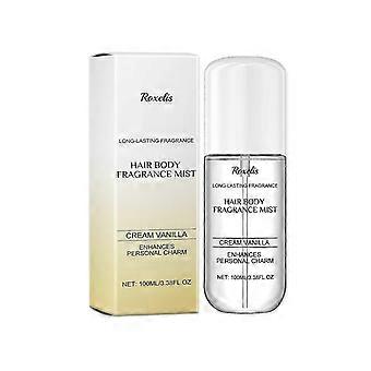 Creamy Vanilla Perfume Spray, Long Lasting, Natural Fresh Fragrance, Elegant Scent ,100ml
