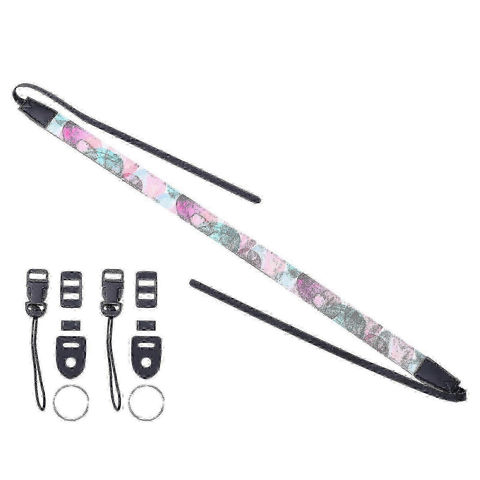 Travel Camera Strap Silver 140x3cm Simple Installation Sewing Process 1Set