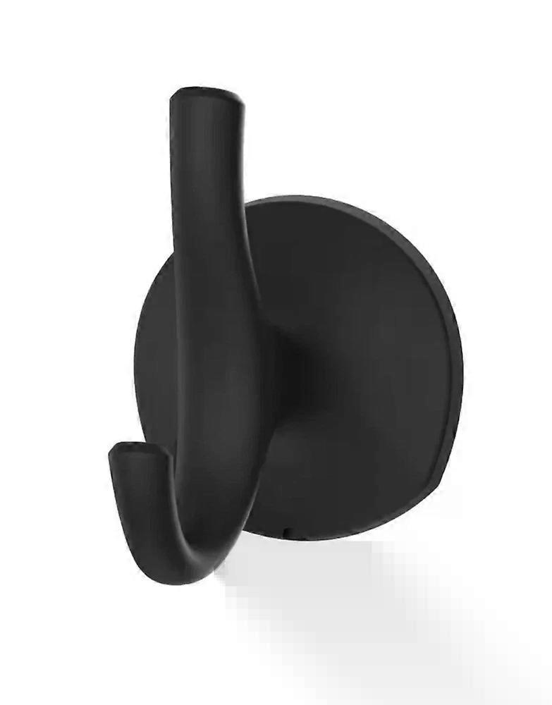 Ladera Single Robe Hook in Matte Black