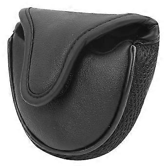 Couvre-chef de putter maillet, couvre-tête de putter de golf, couvre-tête de golf en cuir, accessoires de protection de putter maillet imperméable pour golfeur (noir)