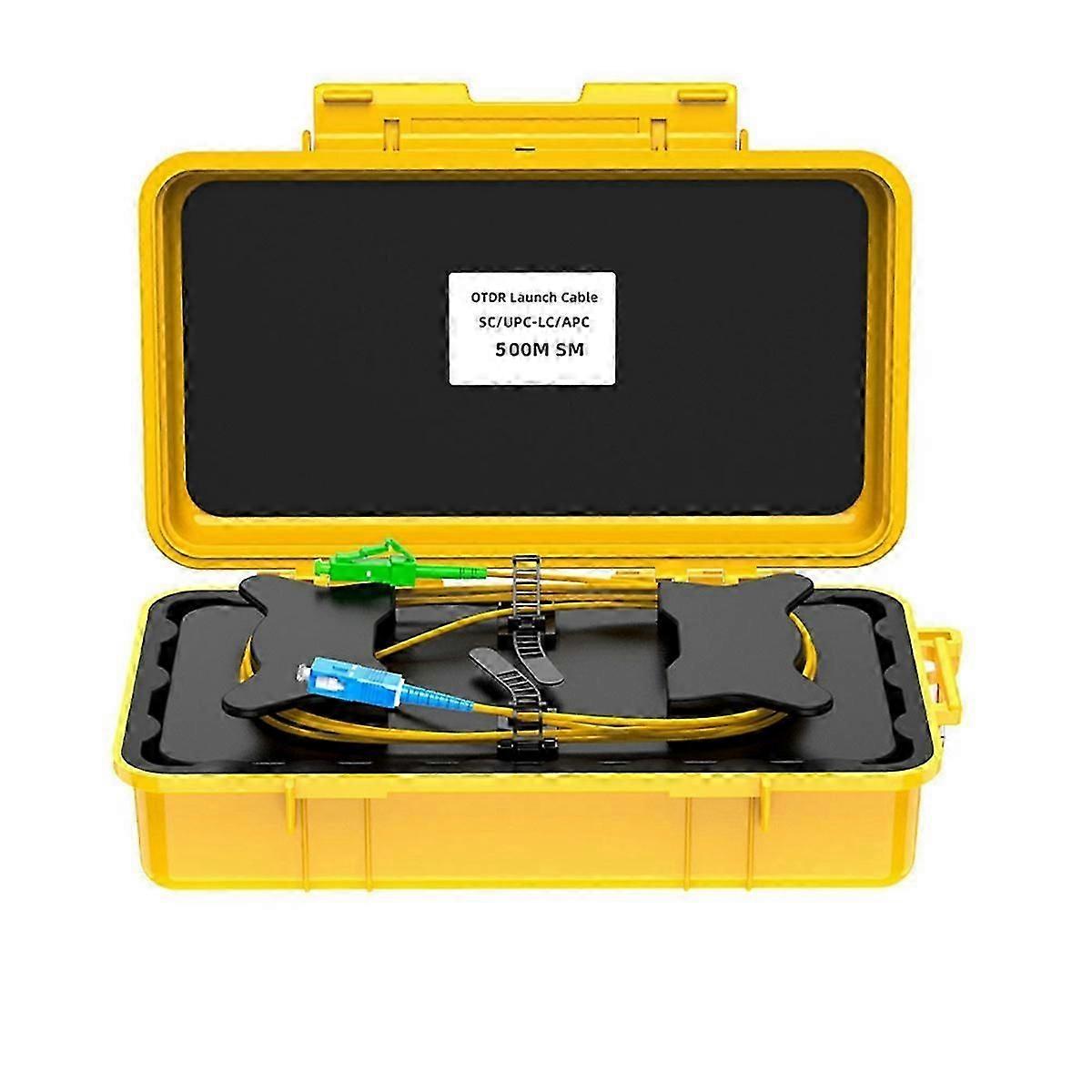 Fiber Optic OTDR Launch Cable Box 500M SC/UPC-LC/