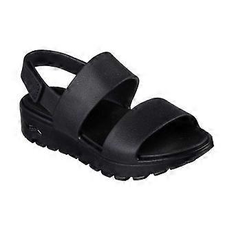 Skechers platte sandalen voor dames met voetboogsluiting
