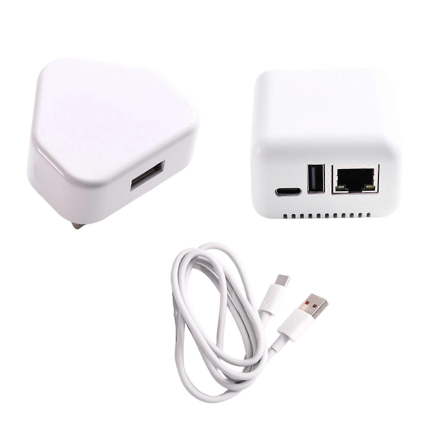 NP330N Network Print Server USB 2.0 LAN Print Sharing Network USB 2.0 Print Server for Android PC Printer UK Plug
