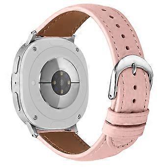 Replacement Strap for Samsung Galaxy Watch Ultra 47mm Litchi Texture PU Leather Watch Band with Metal Buckle