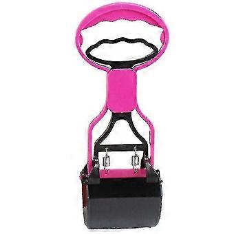 (pink) Pets Waste Pickup Pooper Scooper Walking Poop Scoop Grabber Pic
