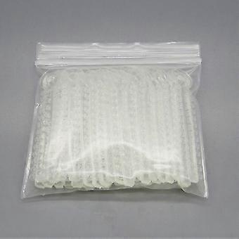 20/40 piezas de negro, transparente, multicolor correa de ligadura de ortodoncia dental Herramienta de banda elástica