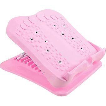 Fitness Slant Board for Calf Stretching & Strength Training - Heavy Duty Incline Board in Pink