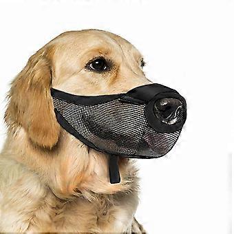 Purple XL Mesh Dog Muzzle for Chewing Control, Outdoor Safety Walking Gear, Pet Friendly Training Accessory