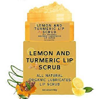 Lip Scrub Exfoliator with Aloe Vera for Chapped Lips Gentle Moisturizing 50g