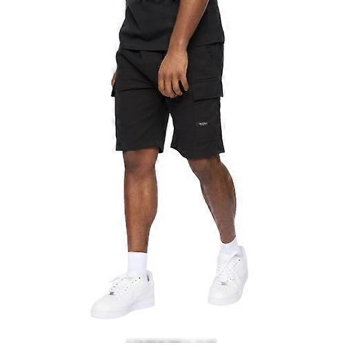 Crosshatch Herren Utilate Cargo-Shorts mit elastischem Bund