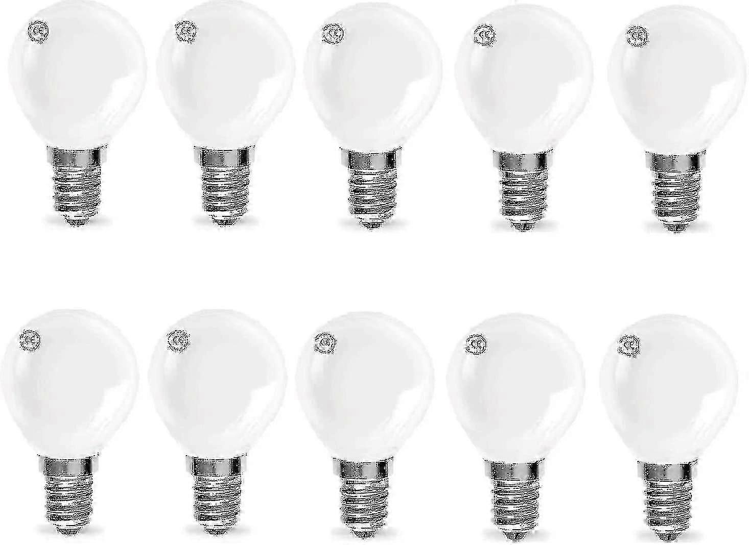40W 240V E14 Pearl Round Light Bulbs 1PC