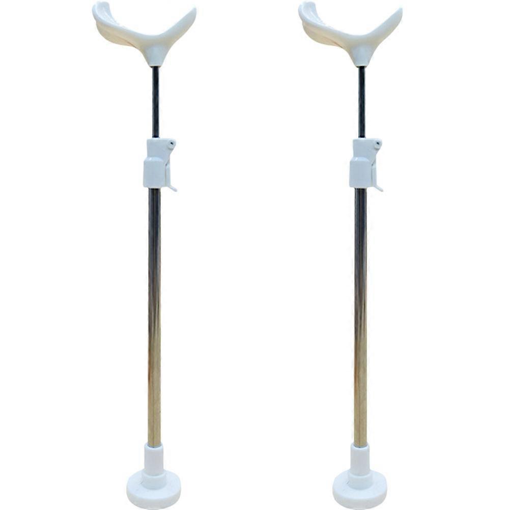 Adjustable Doll Display Stands for Doll Support Base 2Pcs White Plastic Alloy