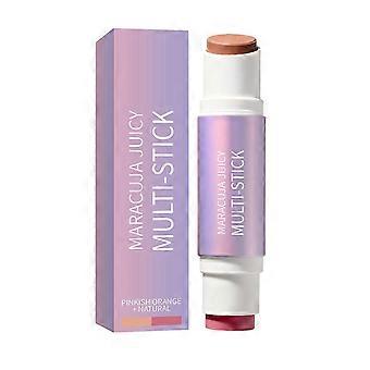 2-i-1 concealer stick makeup, dobbeltfarvet ansigtskorrigerer, fuld dækning, krølfri formel, glat naturlig finish, langtidsholdbar makeup. Gave.
