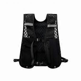 Laufweste mit Getränkehalter, seitlichen Kompressionsriemen, Wanderweste, Rucksack